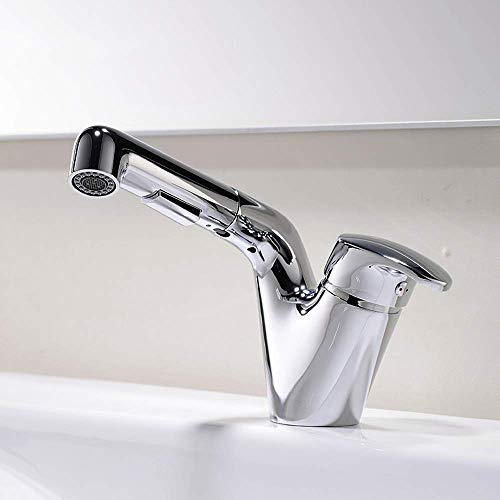 Robinet de lavabo rotatif et extensible pour simplifier la routine beauté