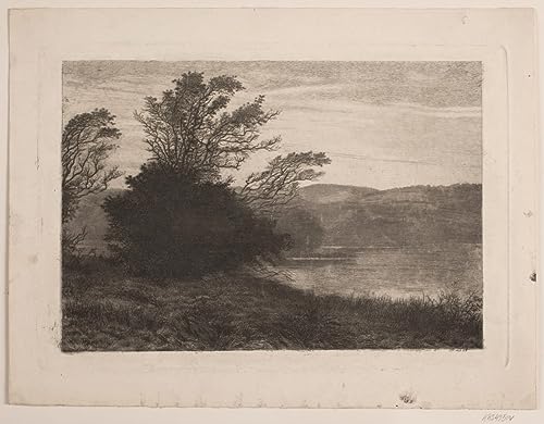 Toile Lac de seigle Vilhelm Kyhn affiche impression d'art 60x90