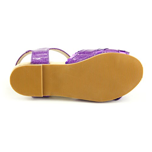 The Doll Maker Metallic Pink Open Toe Sandal4