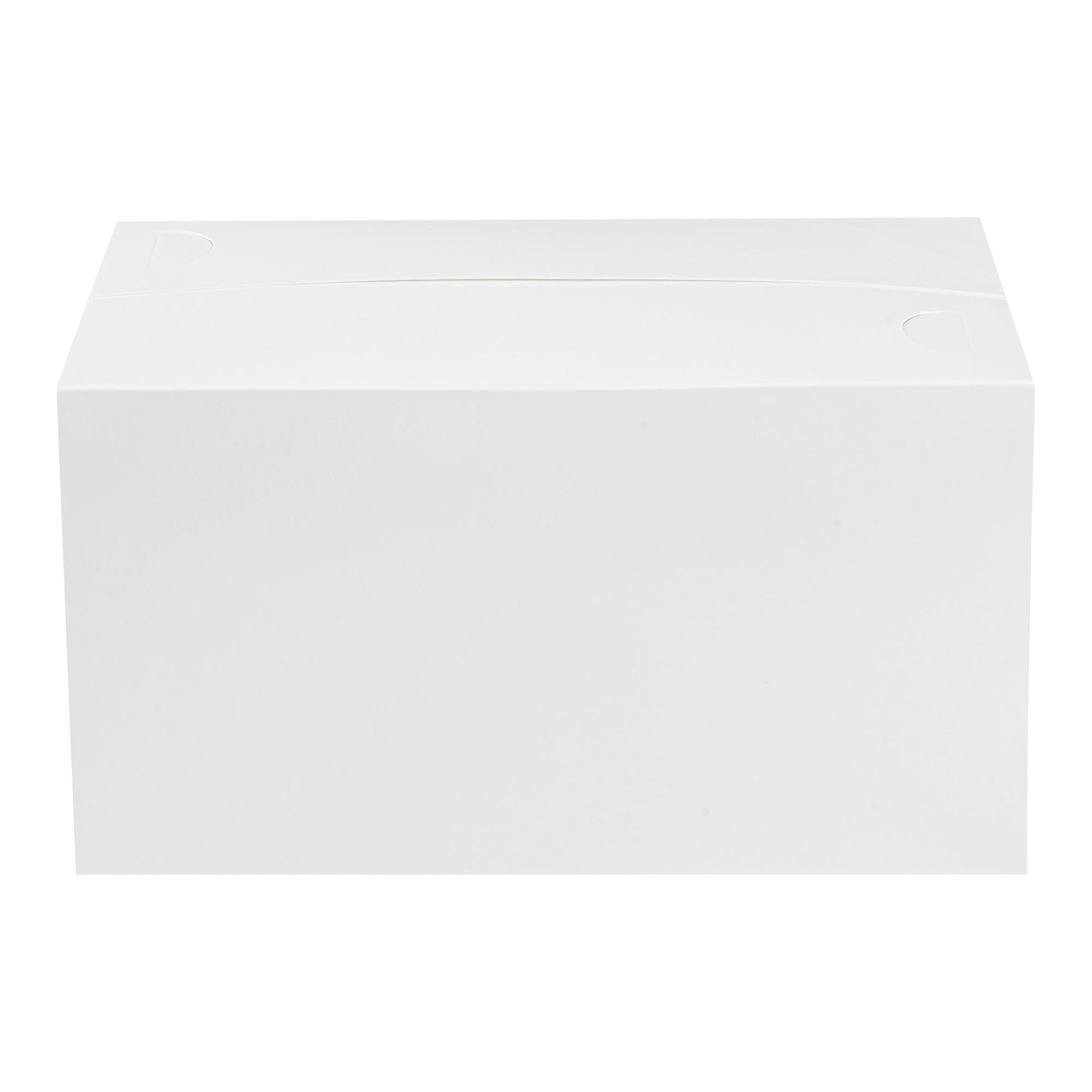 Bio Tek - Cajas para llevar de 80 onzas, 100 recipientes rectangulares para alimentos, cierre superior rápido, desechables, contenedores de papel blanco, a prueba de grasa, para hamburguesas o pollos