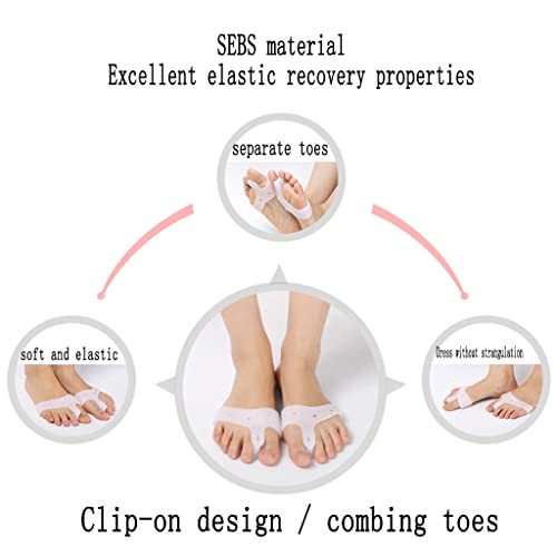 Correcteur de bunion et lisseur d'orteils avec coussinet de protection hallux valgus - 2