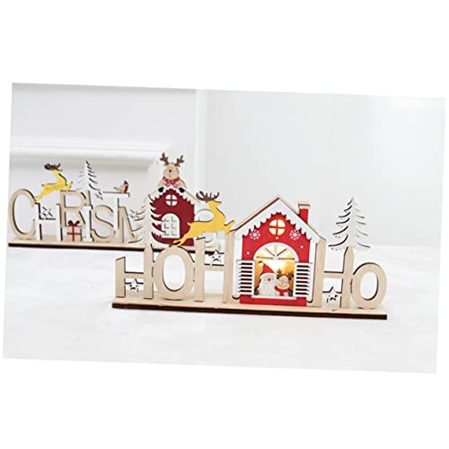 Luxshiny adereços de vitrine decorações para casa decoração de casa rústica festao de natal festão d