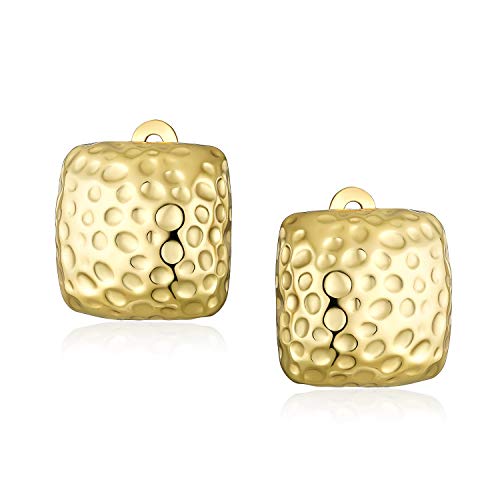 Boucles d'oreilles clip texture mouchetée simples pour vos sorties et soirées - 2