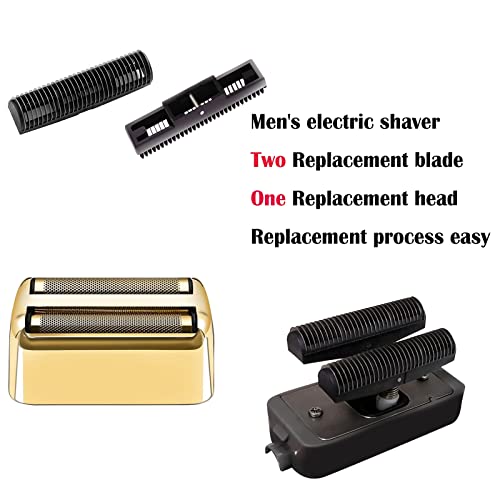 2 Pack Replacement Foil And Cutters Compatible With Babylisspro Double Foil Shaver, Replacement Foil Compatible With Babylisspro Fxfs2 Shaver,Golden #TOP5