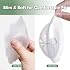 haakaa Petal Soft Silicone Milk CollectorDiscreet Leak-Protection Breast Milk Saver, Reusable Breast Shells Milk Collection Cup for Breastfeeding with Cleaning Brush- 2PCS