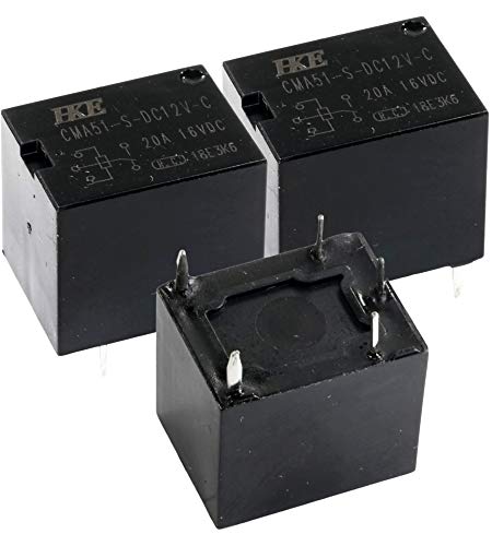 Relais SPDT 12V Multicomp MCCMA51-S-DC12V-C avec capacité de coupure 20A