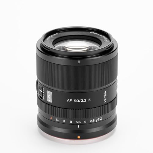 Image of VILTROX 90mm F2.2 EVO Z Lens for Nikon, APS-C Autofocus Telephoto Prime Lens for Nikon Z-Mount Cameras Z30 Z50 Z50II ZFC Z5 Z5II Z6 Z6II Z6III Z7 Z7II Z8 Z9 ZF ZR