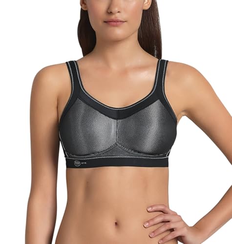 Anita Active Damen Bügelloser BH 5529, Schwarz (Schwarz 001), 90E