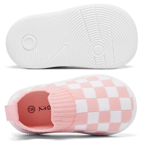 Image of MORENDL Baby Toddler Walking Socks Non-Slip Breathable Unisex Casual Sneakers