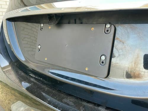 Eaccessories Ea Rear Bumper License Plate Tag Holder Set Bracket For Mercedes-Benz – Tag Holder For Mercedes-Benz – Abs Plastic Plate Holder With Screw Bolts Mounting Hardware – Us, Canada Standard #TOP4