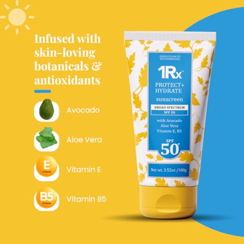 Image of Zeelab Sunscreen SPF 50+ | Broad-Spectrum UVA /UVB Protection | With Avocado, Aloe Vera & Vitamin E | Prevents Sunburn, Tanning & Premature Ageing | Lightweight, Non-Greasy | 100 gram