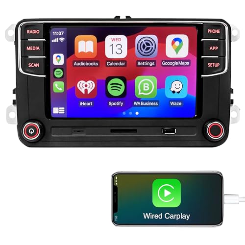 SCUMAXCON 6.5" Car Radio RCD360S Carplay RCD330 Carplay USB RVC Bluetooth AM/FM SD for VW Golf MK5 MK6 Caddy Polo Jetta Passat EOS