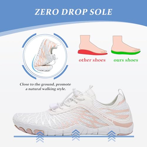 Hiking Barefoot Shoes,Wide Toe Water Shoes,Running Boots Sneakers,Athletic Footwear Trainer for Men/Women Unisex4