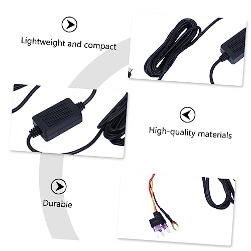 Cable de coche mini USB SHINEOFI para viajes largos con GPS y DVR activos 4