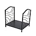 Produktbild Kaminholzregal Outdoor Indoor Kamin Holz Lager Rack Brennholz Halter Lagerung Feuer Holz Organisatoren und Lagerung Schwere Protokoll Stapelung Metallrahmen schwarz Brennholz-Lagerregale für draußen