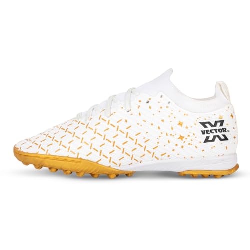 Image of Vector X Turf Shoe For Men Rubber Studs with Synthetic Leather Upper, Lightweight EVA Phylon Insole Give More Comfort, Cushioning & Grip|for Outdoor Sports training on Hard & Artificial Grass Surfaces
