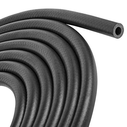Image of 5 /16 Inch (8mm) ID Fuel Line Hose 25FT NBR Rubber Push Lock Hose High Pressure 300PSI for Automotive Fuel Systems Engines