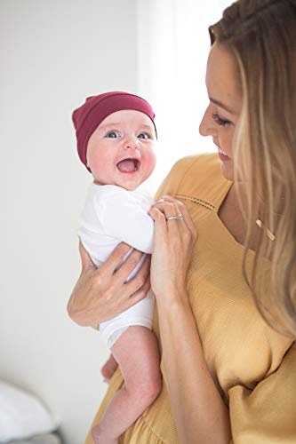 Image of Baby Beanie Hat Top Knot Stretchy Soft aa‚¬A inchRuby inch by Copper Pearl