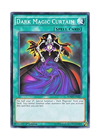 Amazon.co.jp: 遊戯王 英語版 SDMY-EN027 Dark Magic Curtain 黒魔術の