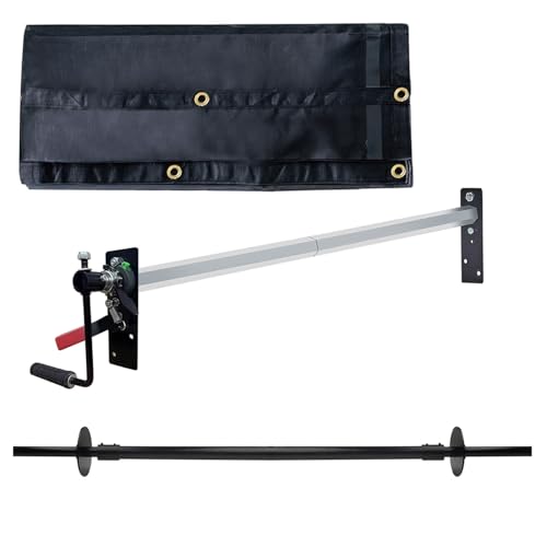 Heavy-Duty Dump Truck Tarp Kit, with Rear Anti-Sail Bow...