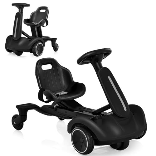 Costzon Ride on Drift Car, 6V Electric Ride-On Toy W/360-Degree