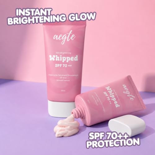 Image of Aegte Korean Skin Brightening Whipped Mousse Sunscreen SPF 70++