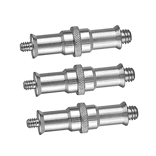 Adaptador de tornillo 1/4 a 3/8: fije su cámara en soportes de iluminación con este kit de 3 piezas