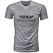 Fly Racing Corp T-Shirt (Small) (Dark Heather Grey)