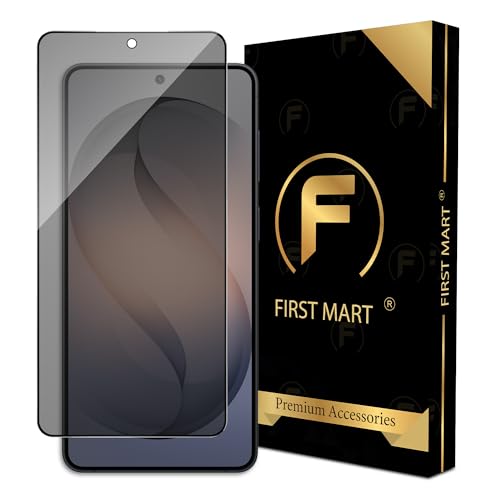 Image of FIRST MART Privacy Tempered Glass for Samsung Galaxy S26 Plus | Anti-Spy Screen Protector, Edge-to-Edge 9H Scratch Protection, Case-Friendly, Bubble-Free | Pack of 1