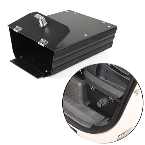 Hudiriy Car Driver Front Under Seat Storage Organizer Compatible with Ineos Grenadier 2020-2024 Safe Lockbox Insert Lock Vault Box Under Seat Storage