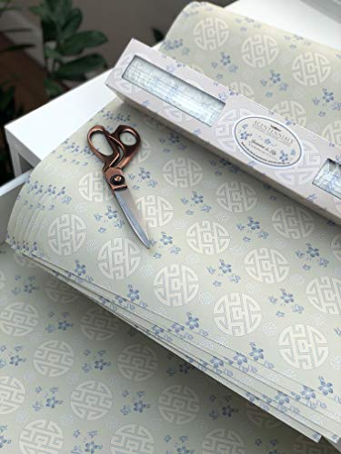Scentennials Jasmine & Lily (6 Sheets) Scented Fragrant Shelf & Drawer Liners 16.5" x 22" - Great for Dresser, Kitchen, Bathroom, Vanity & Linen Closet