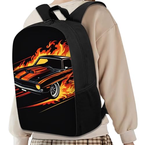 Race Car Teen School Backpacks for Boys Kids Book Bags Large Capacity Elementary Backpack for Boys with Keychain Lunch Box and Pencil Case Lightweight Schoolbags for Teens2
