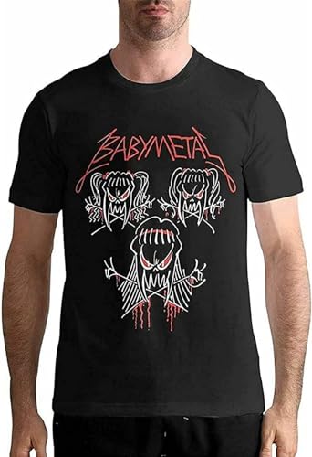 Babymetal - Camiseta unisex con estampado gráfico para hombre, color negro, Negro, XL
