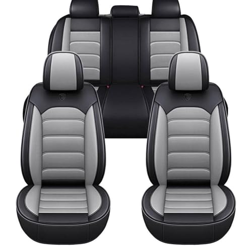 FIENZA Imperméable Cuir PU Housse Siege Voiture Universel pour Suzuki Vitara 2019, 5 Pièces Housses Siège Avant Arrière Coussin Couvre Respirant...