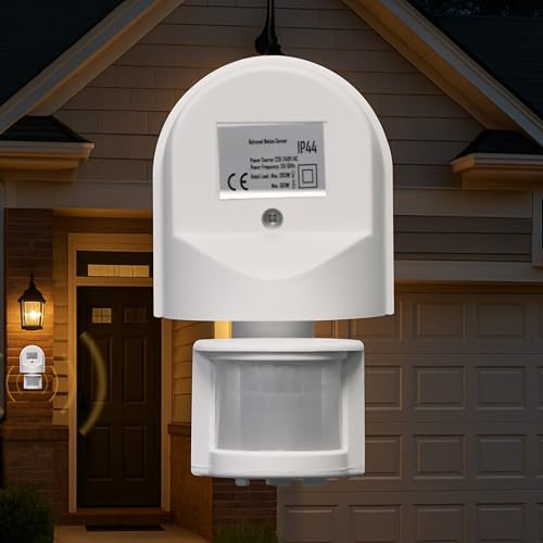 Image of Forus Infrared Motion Sensor, 360 Rotatable Ceiling-Mounted Auto On /Off Switch, Detection Range upto 12m, PIR Tech | Ideal for Entrance, Parking, Corridor, Store Room, Staircase | 3-Year Warranty-1PC