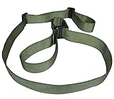 Tactical Pro Sports 2 Point Rifle Sling - Adjustable Gun Sling with Fast-Loop and 1.25 inch Webbing for Hunting Sports and Outdoors (Army Green)