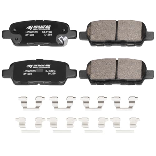 Ceramic Rear Brake Pads for Automotive Replacement Compatible with Infiniti,Nissan
