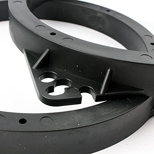 Zyhw 6.5" Car Speaker Spacers Adapter Black Plastic Mount Bracket Ring For Toyota 1.8Cm Depth 2 Pcs #TOP3