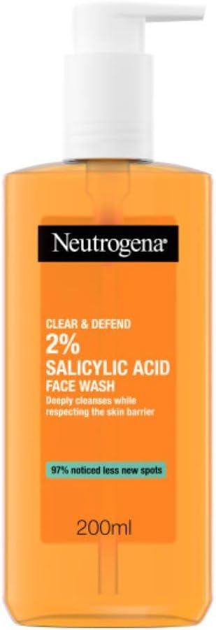 neutrogena clear and defend facial wash