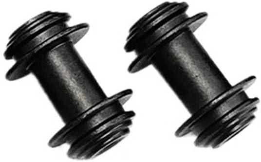 2セットCNCチタン合金軸ロックネジ交換品、Bugout 535シリーズ、Mini Bugout 533シリーズに適合(Black)