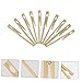 Homoyoyo 20-Piece Bamboo Test Tube Clip Holder Natural Wood Clamp for Laboratory Accessory Adjustable Test Tube Parts for School and Industrial Use