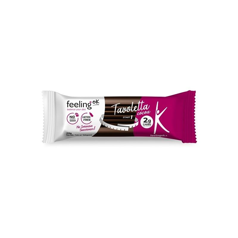 Feeling Ok Tavoletta di Cioccolato - BOX 40 Pezzi x 20 G