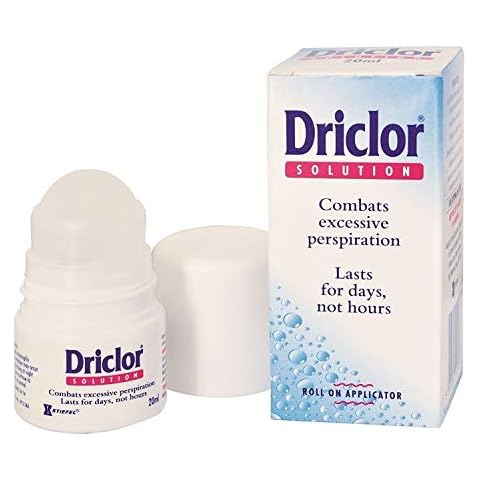 4 x Driclor Roll On Applicator Solution 20ml Cover