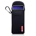 Produktbild shocksock, Kompatibel mit Samsung Galaxy S10 Plus Neopren Tasche mit Carabiner Hülle - Schwarz