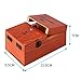 Useless Box Leave Me Alone Machine Fully Assembled in Real Wood（Brown）