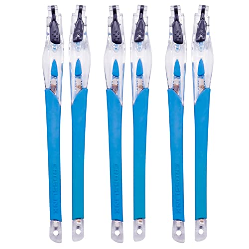 Pieds de cadre transparents bleu compatibles avec Oakley Crosslink