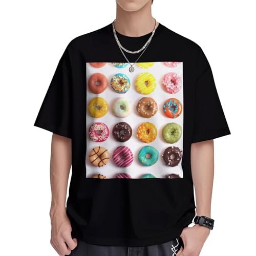 T-shirt col rond homme coupe droite manches courtes haut respirant taille S-XL