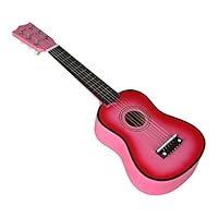 Amazon.co.jp: ミニ21In6弦アコースティックギター楽器ギフトピンク