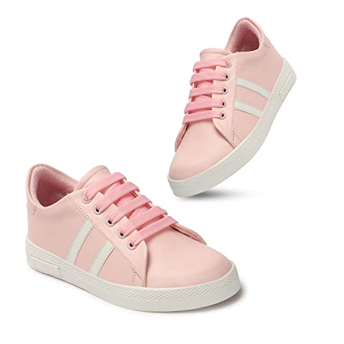 Image of ANTOX Introduce You A Regular Comfortable Striped Casuals for Women's /Ladies /Girl's Sneakers for Women