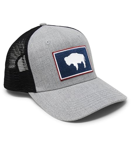 Image of International Tie State Hat for Men and Women, Adjustable Snapback Trucker Baseball Cap with Embroidered Patch